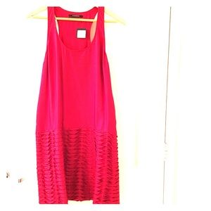 Club Monaco Red Silk Cocktail Dress